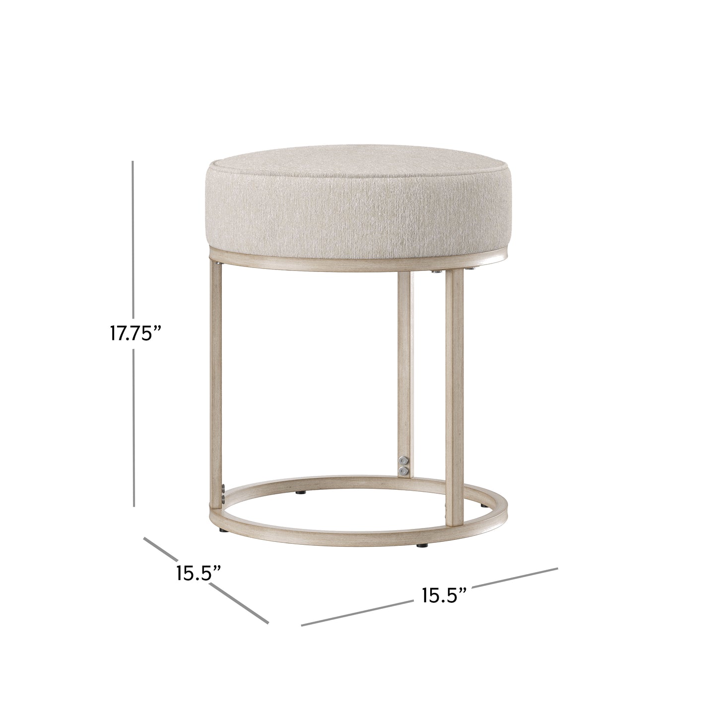 Swanson Metal Vanity Stool