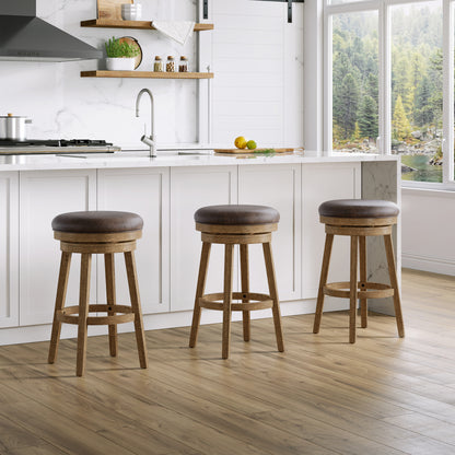 Raine Wood Counter and Bar Stools