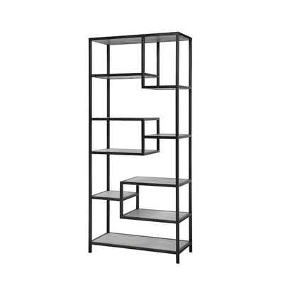 Haze Metal and Wood Etagere