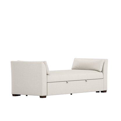 Camlett Upholstered Twin Daybed with 2 Pillows