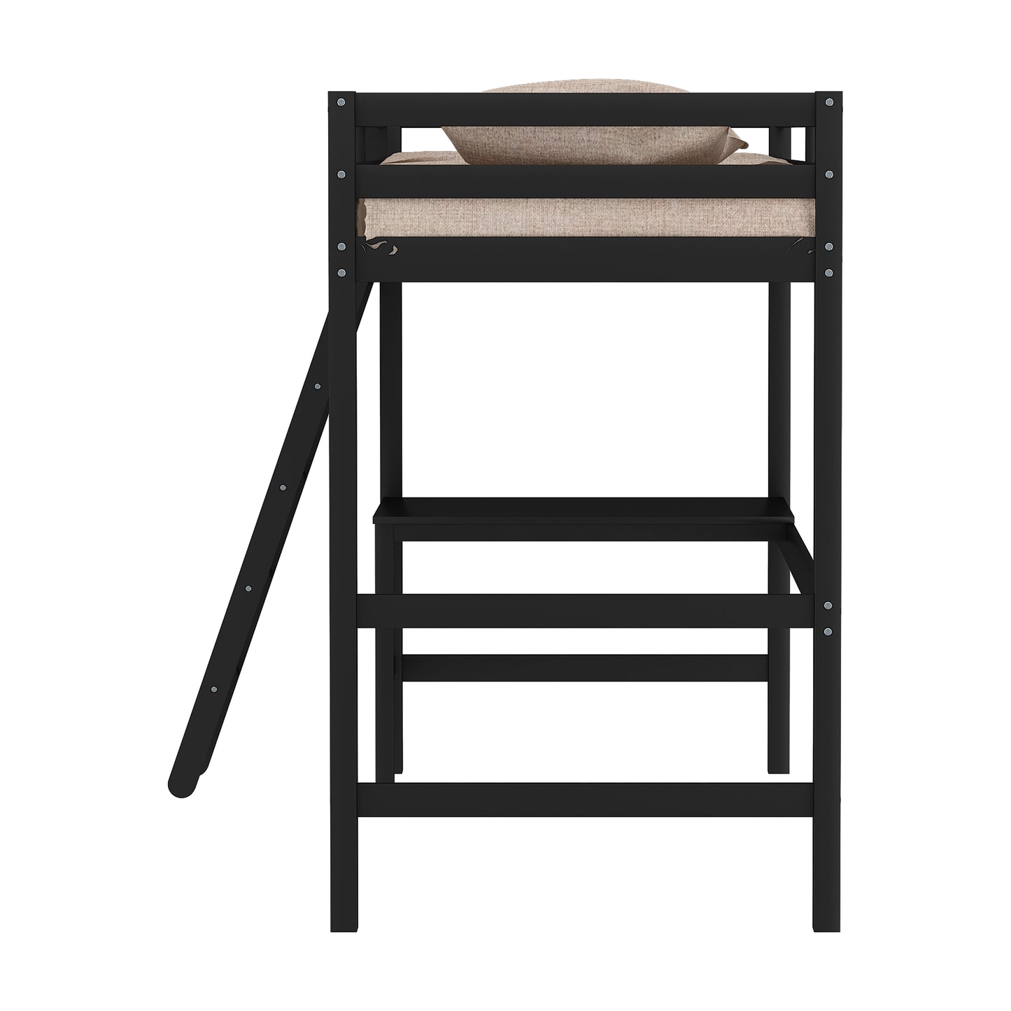 Caspian Wood Twin Loft Bed