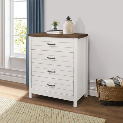 Lancaster Wood 4 Drawer Dresser