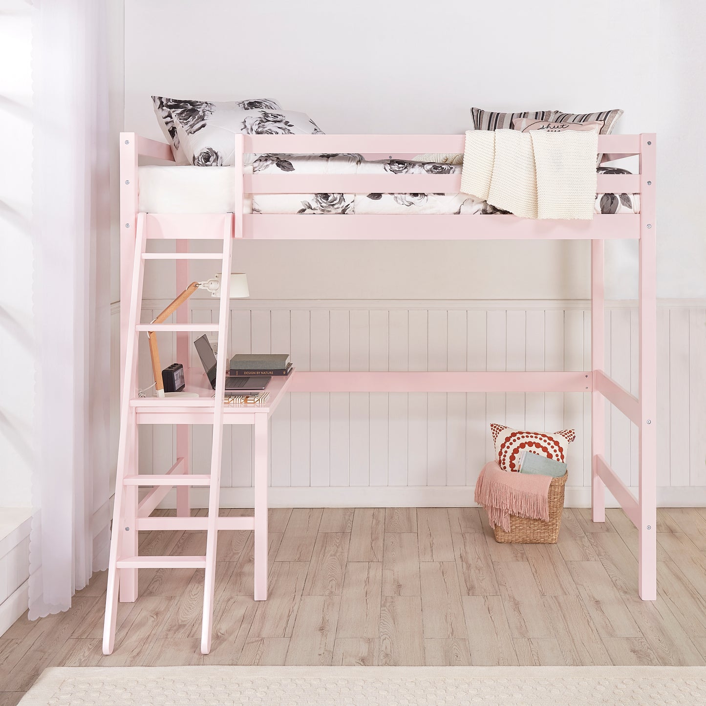 Caspian Wood Twin Loft Bed