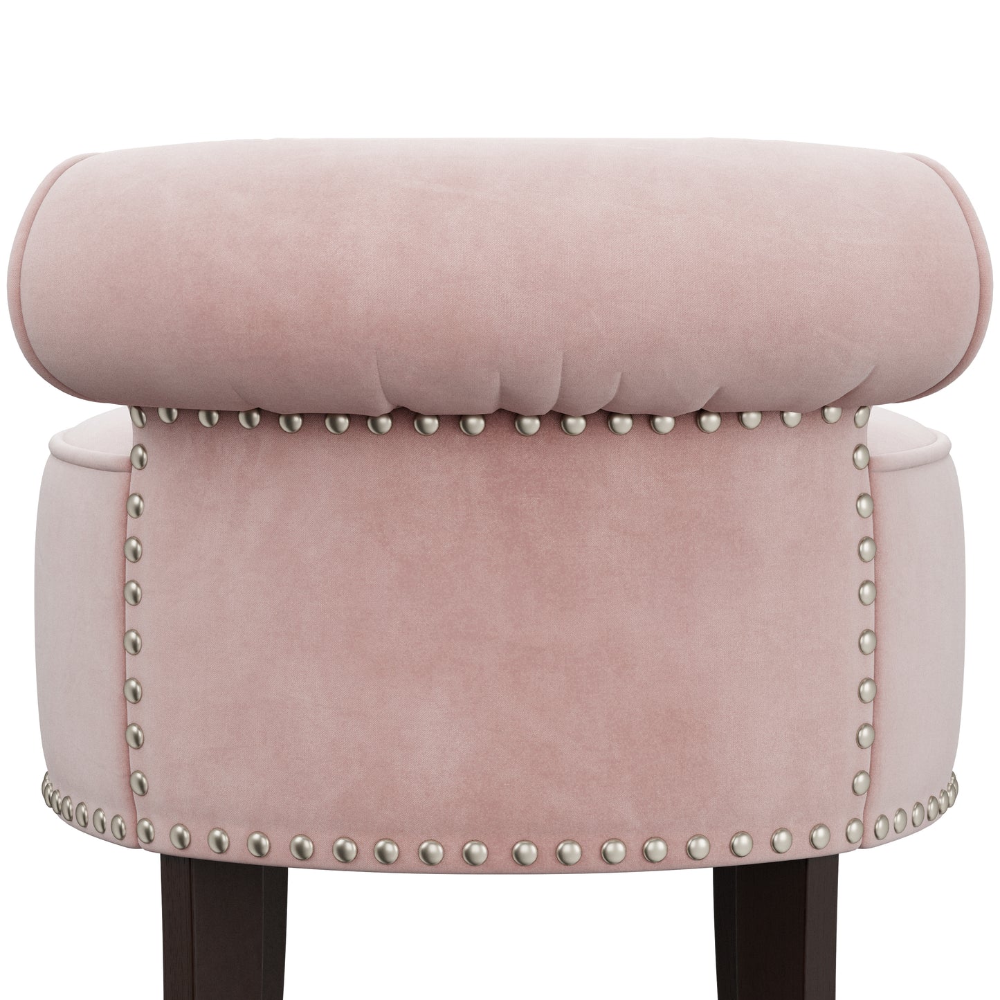 Lena Wood Vanity Stool