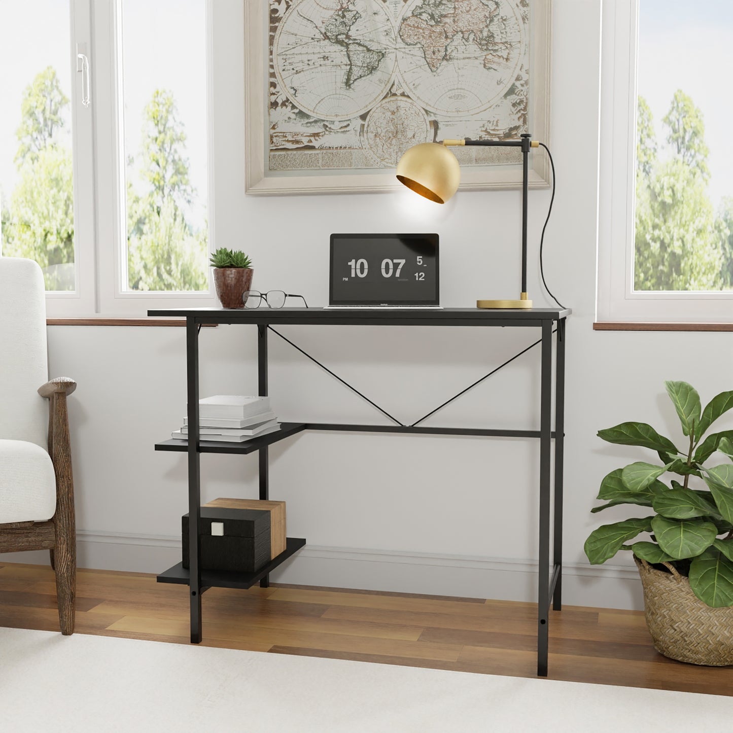 Pierce Metal Desk