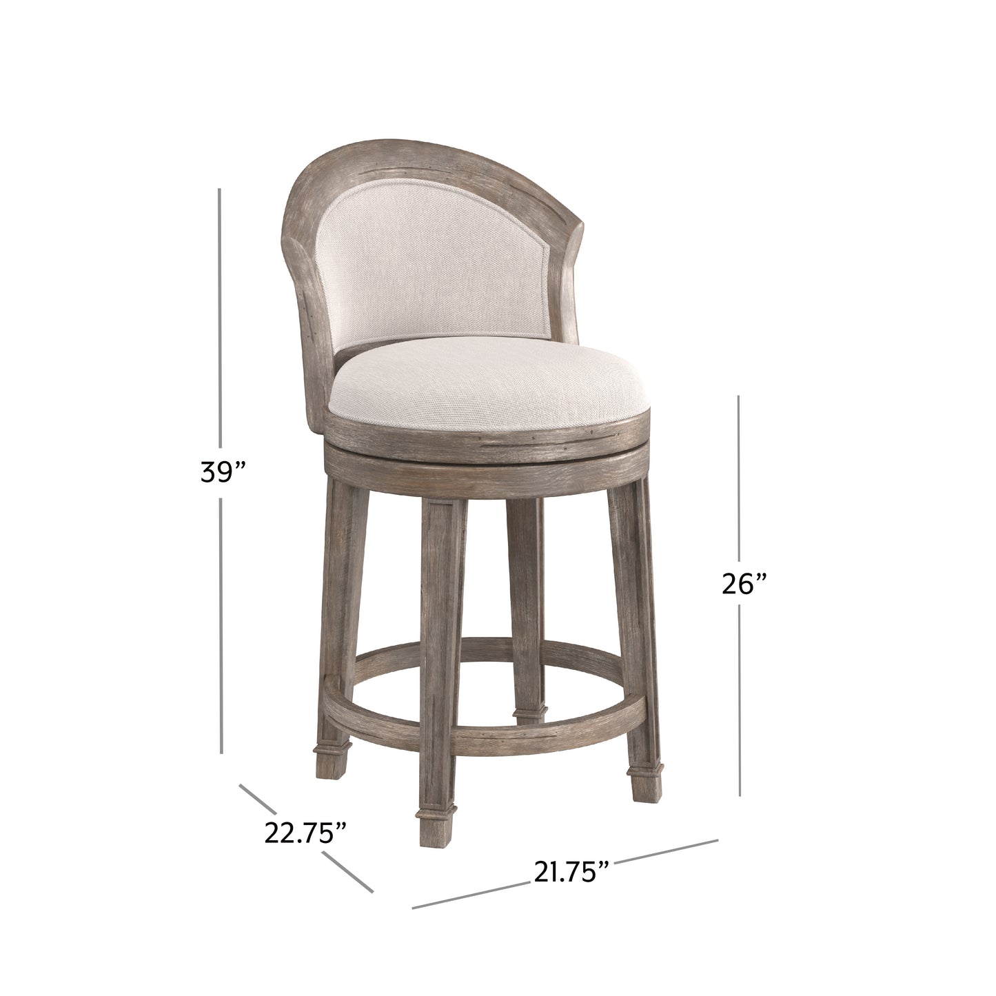 Monae Wood Stool