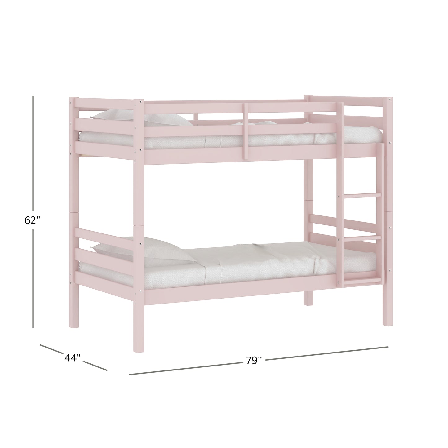 Campbell Wood Bunk Bed with Ladder