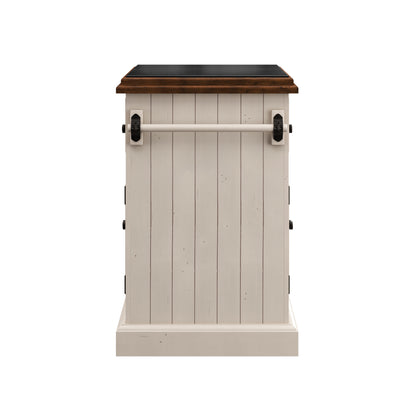 Tuscan Retreat Wood Kitchen Island