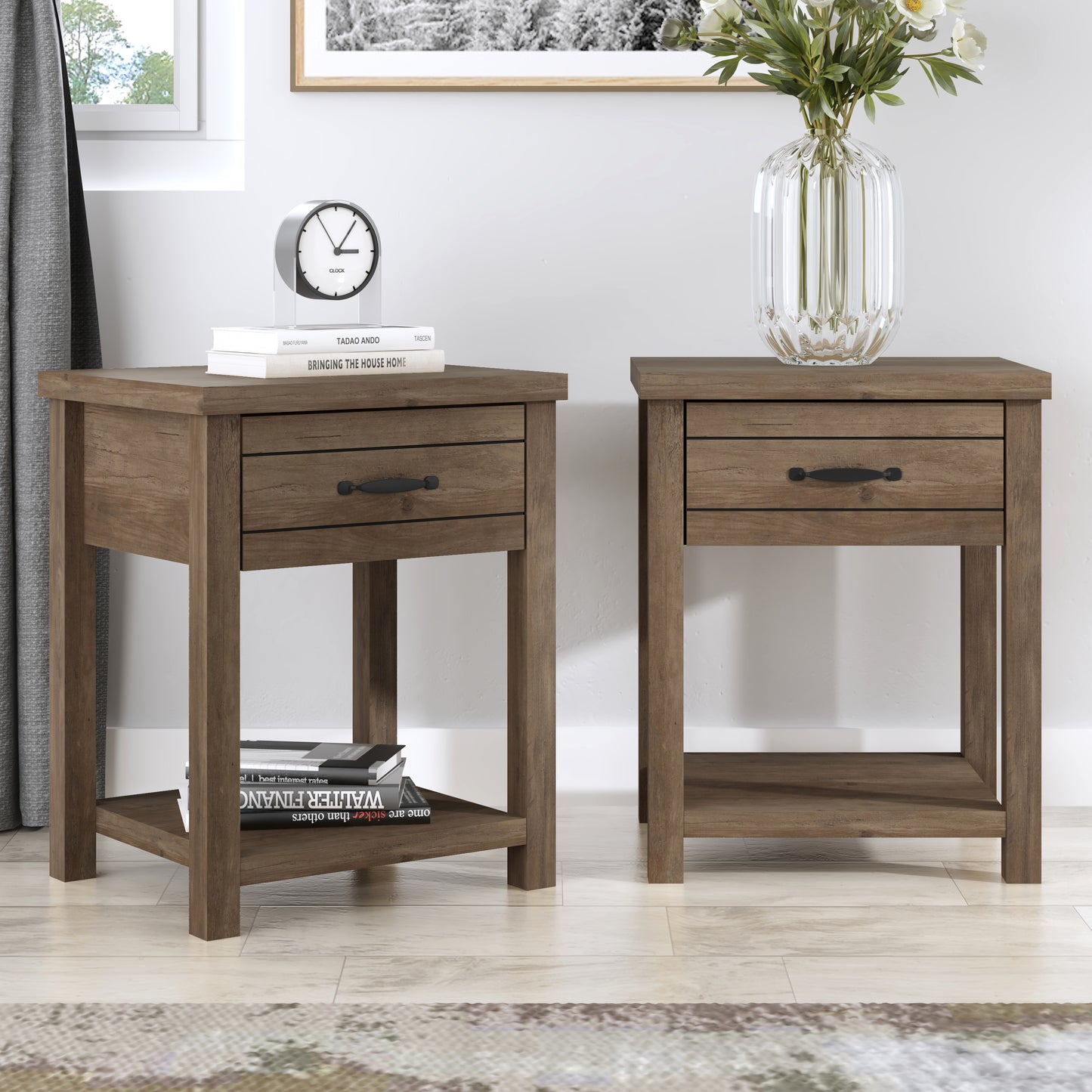 Milligan Wood Nightstand