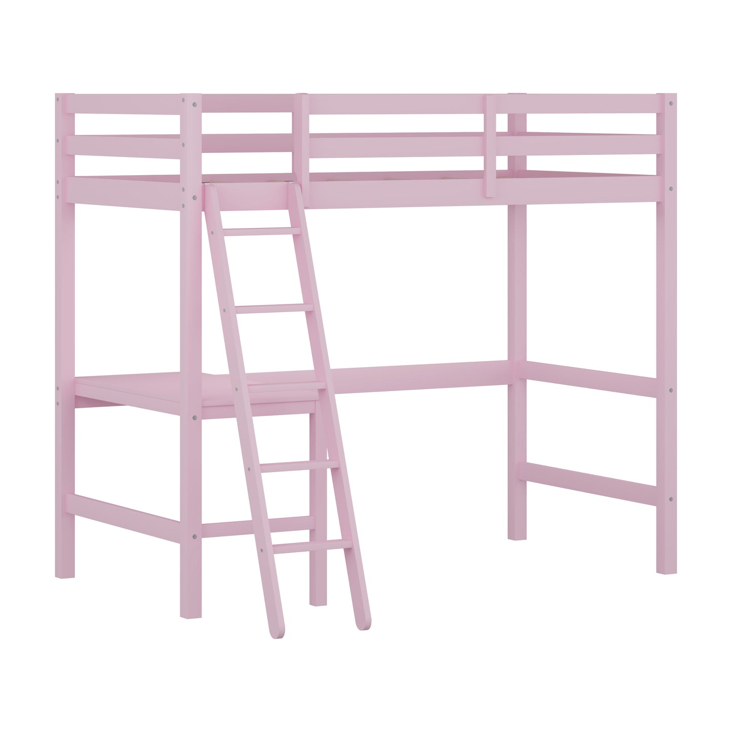 Caspian Wood Twin Loft Bed