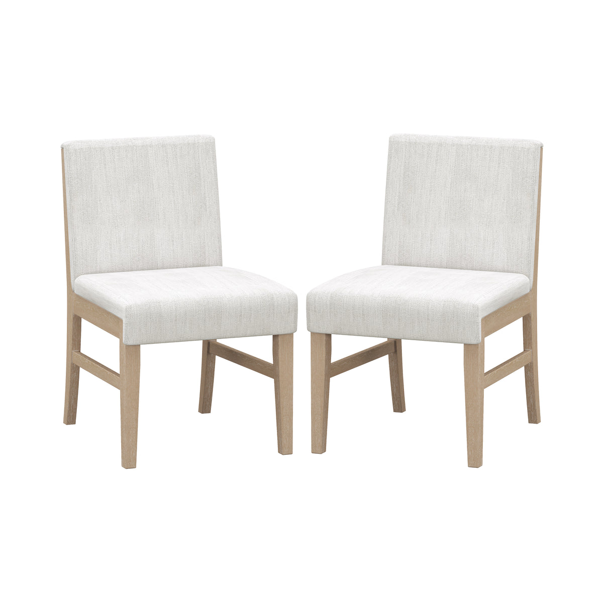 Portsmouth Wood Dining Set with Upholstered Chairs
