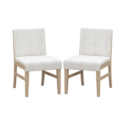 Portsmouth Wood Dining Set with Upholstered Chairs