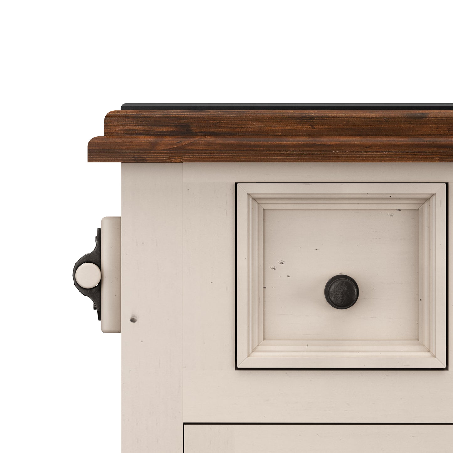 Tuscan Retreat Wood Kitchen Island