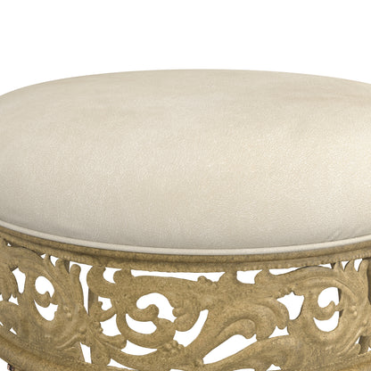 Villa III Metal Vanity Stool