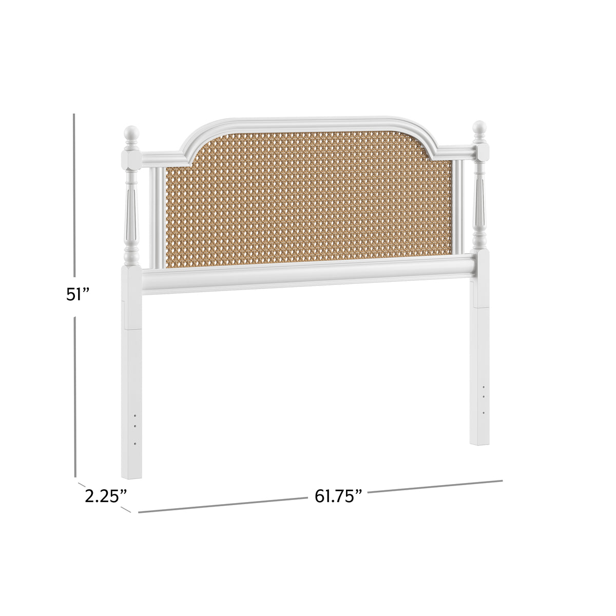 Melanie Wood Headboard without Frame