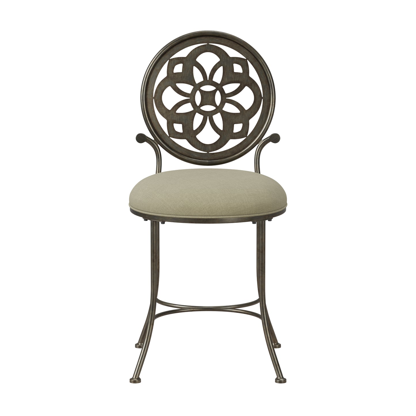 Marsala Metal Vanity Stool