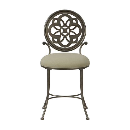 Marsala Metal Vanity Stool