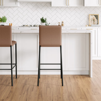 Bronte Metal Counter and Bar Stools