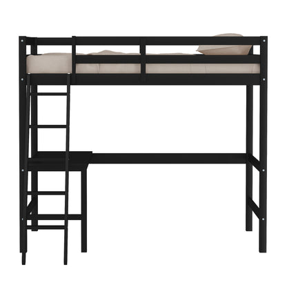 Caspian Wood Twin Loft Bed