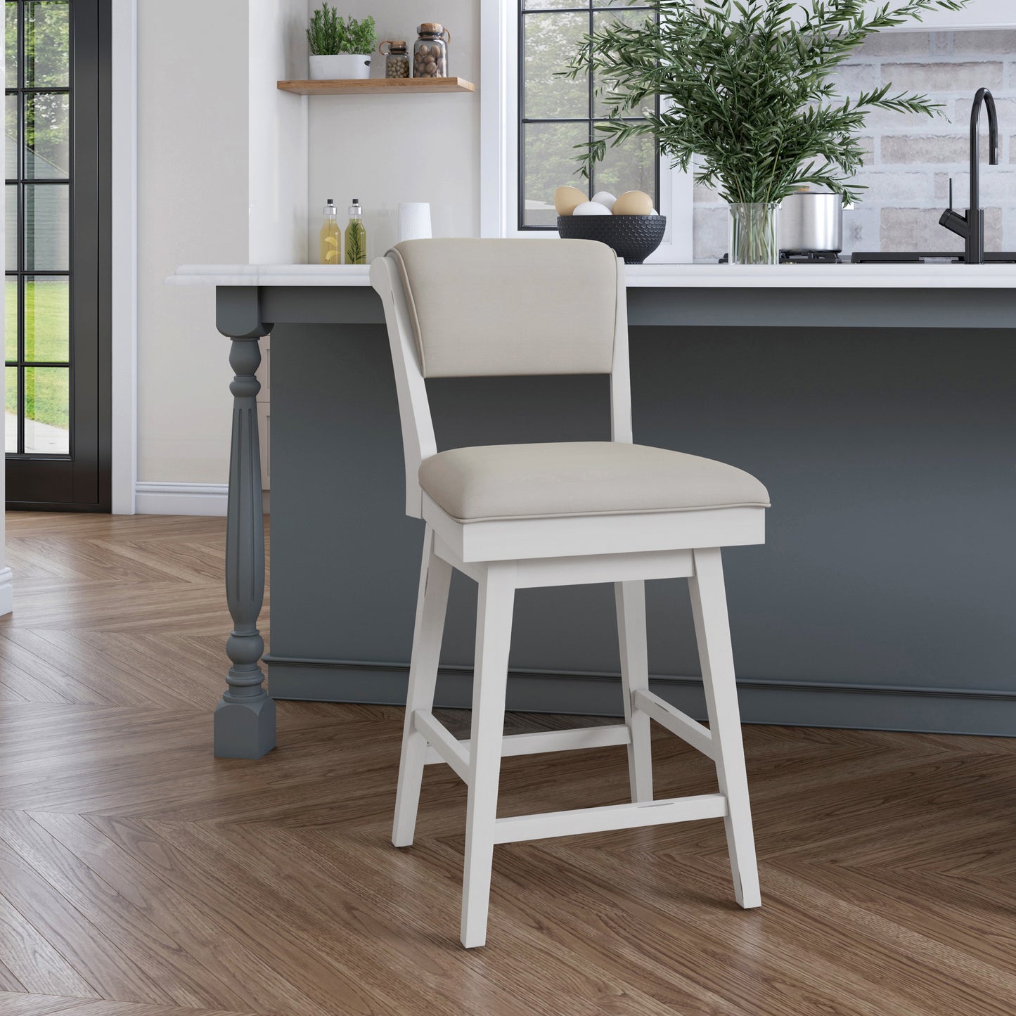 Clarion Wood Stool