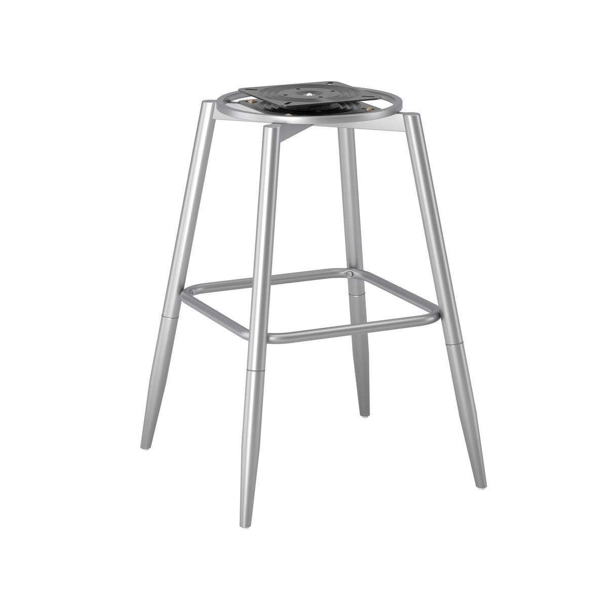 Uniquely Yours Metal Adjustable Stool Base with Swivel Plate