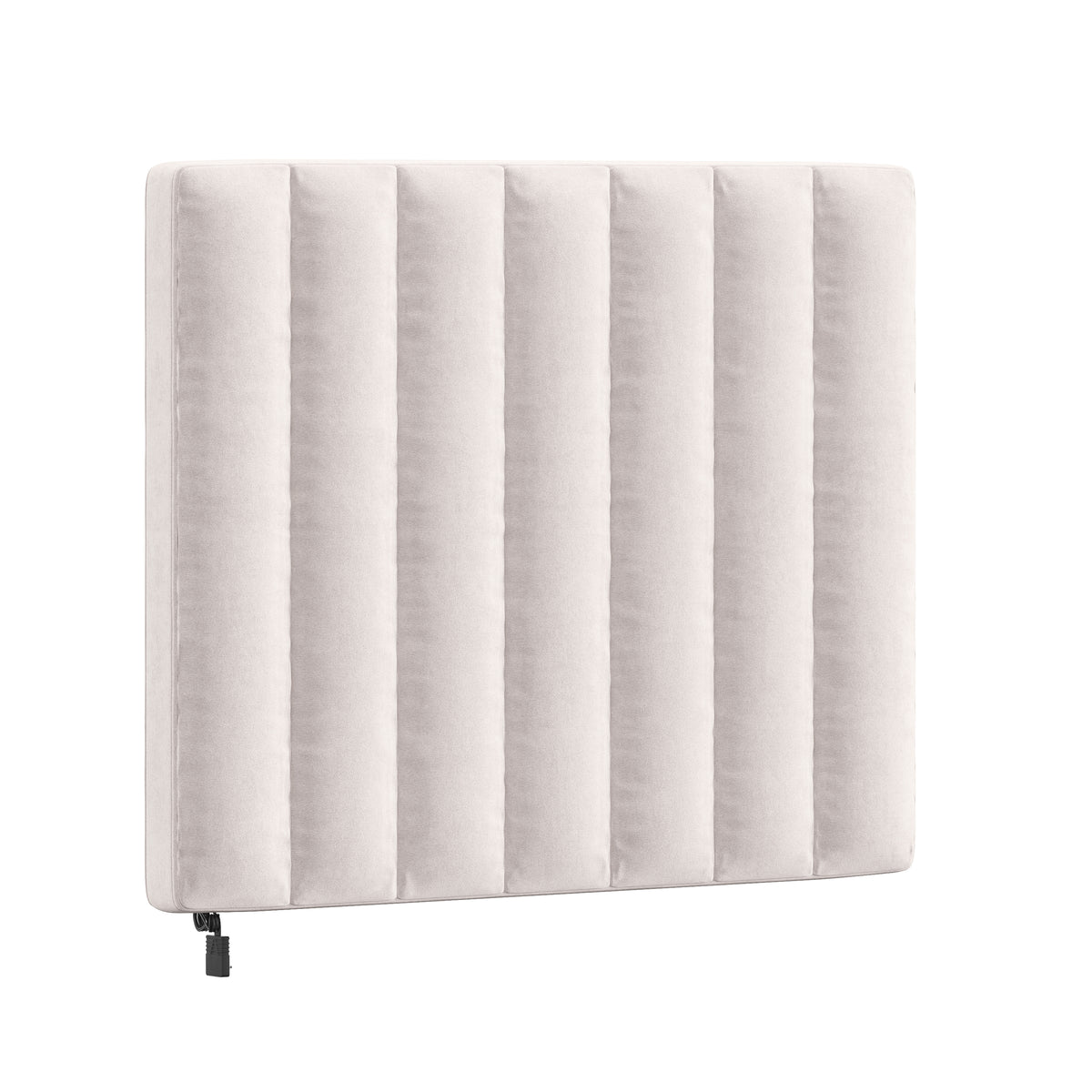 Annie Upholstered Hanging Headboard, Off White