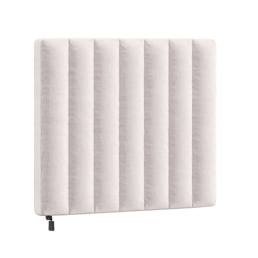Annie Upholstered Hanging Headboard, Off White