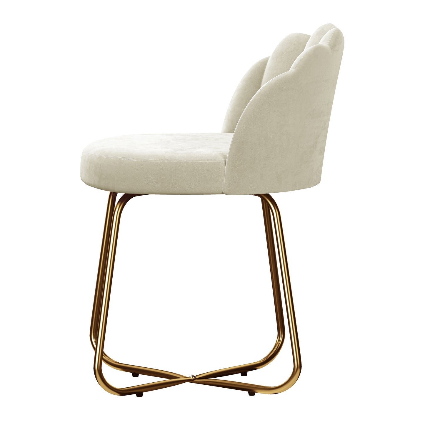Catalina Metal Vanity Stool