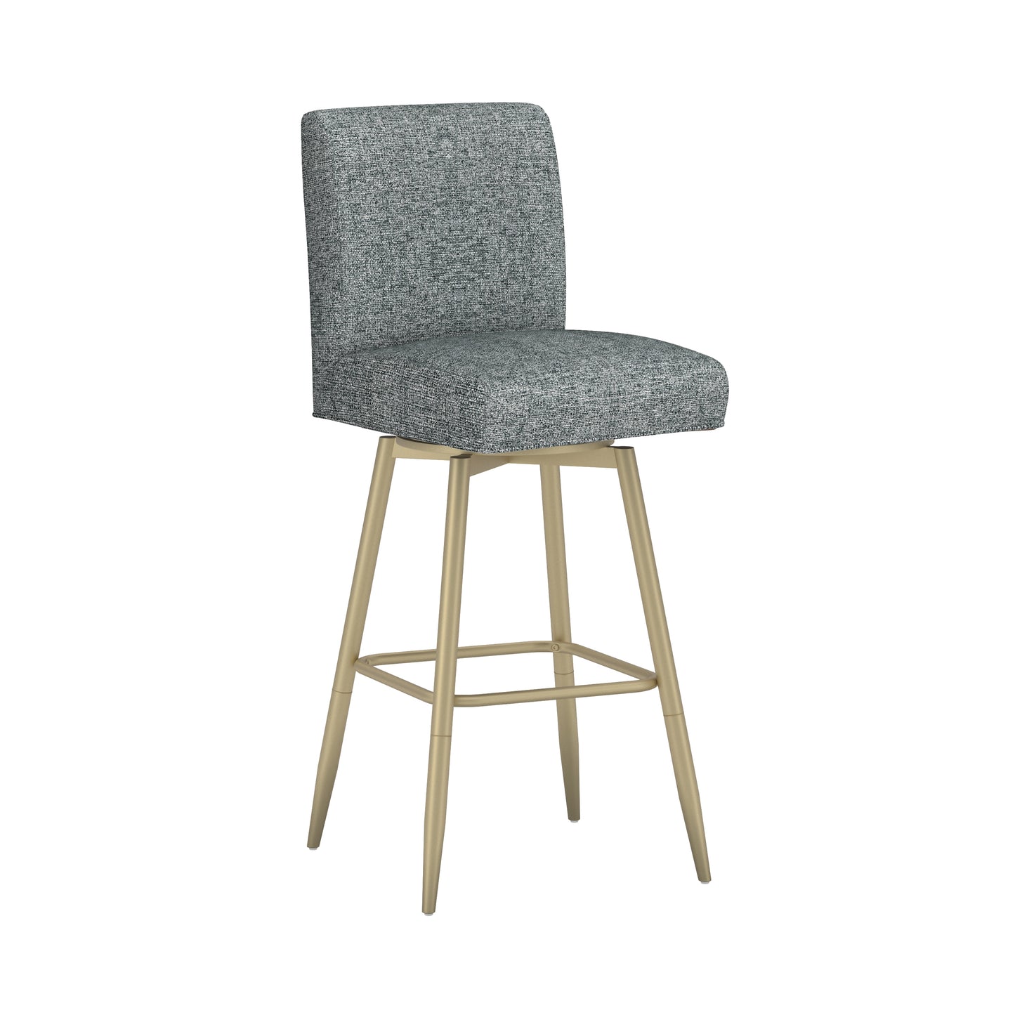 Uniquely Yours Metal Stool, Parson / Graphite / Champagne
