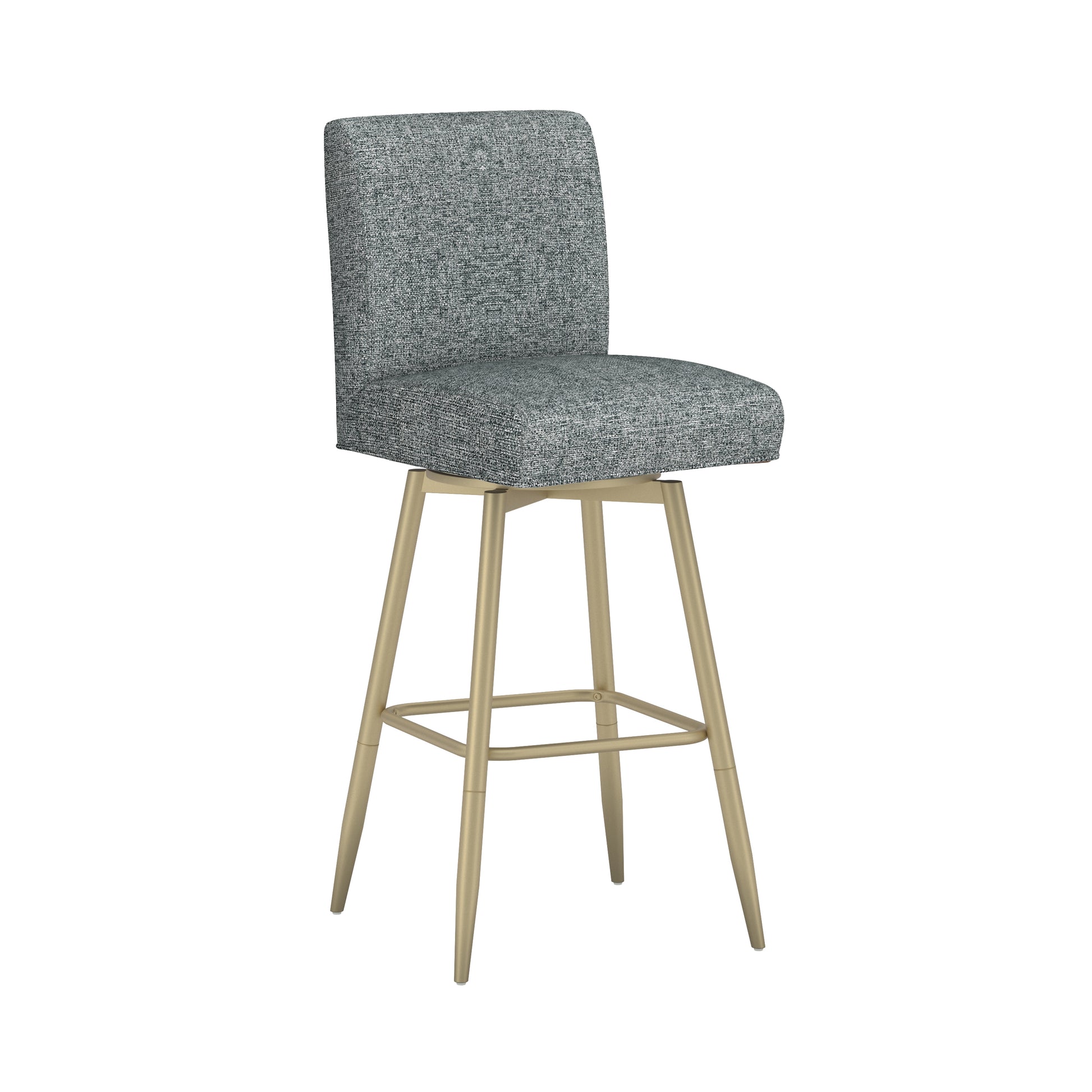 Uniquely Yours Metal Stool, Parson / Graphite / Champagne