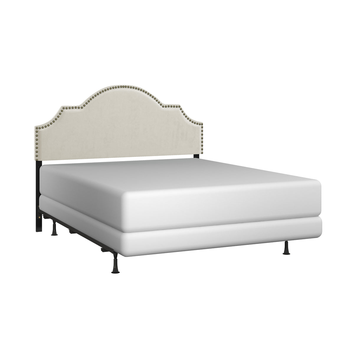Cynthia Upholstered Full/Queen Adjustable Headboard with Frame
