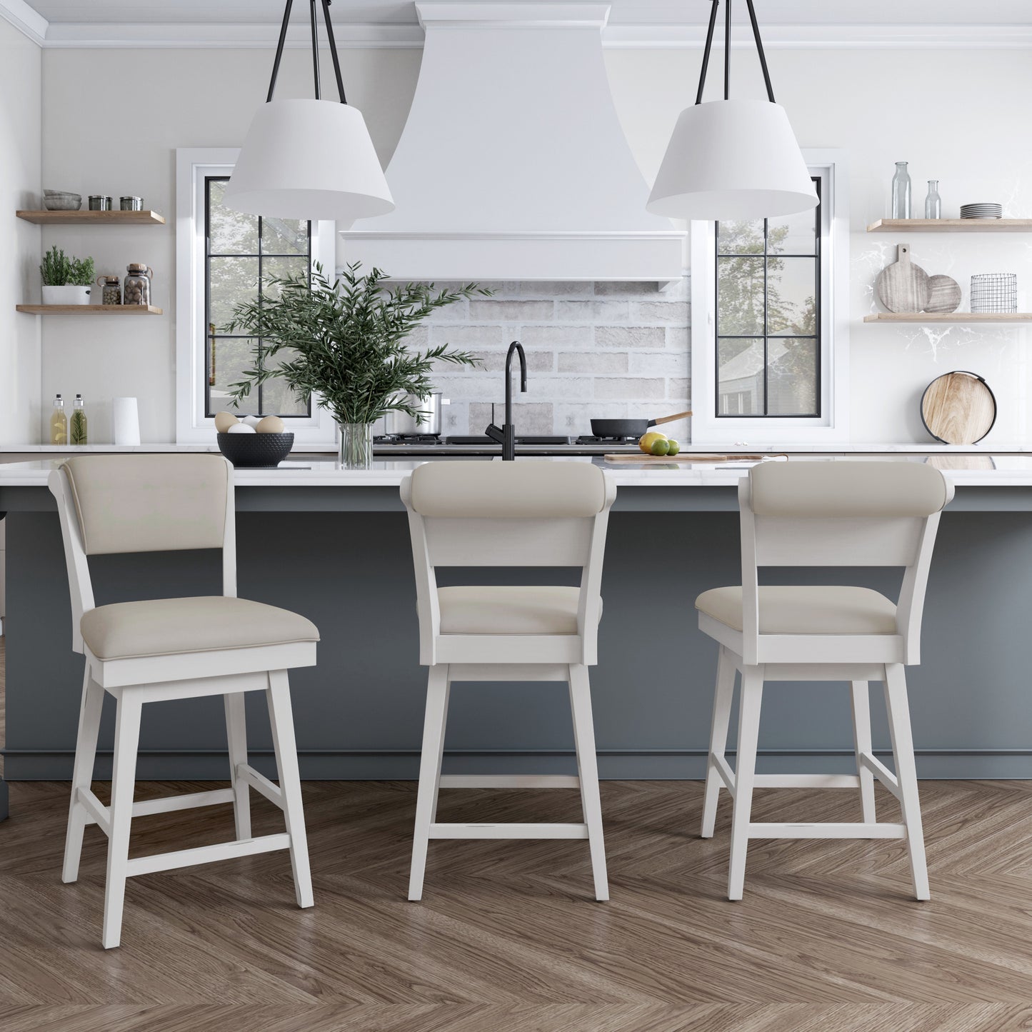 Clarion Wood Stool