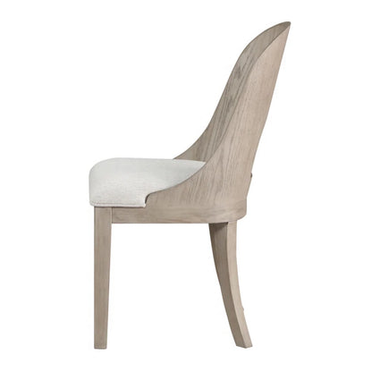 Niamh Wood and Upholstered Dining Chair, Set of 2