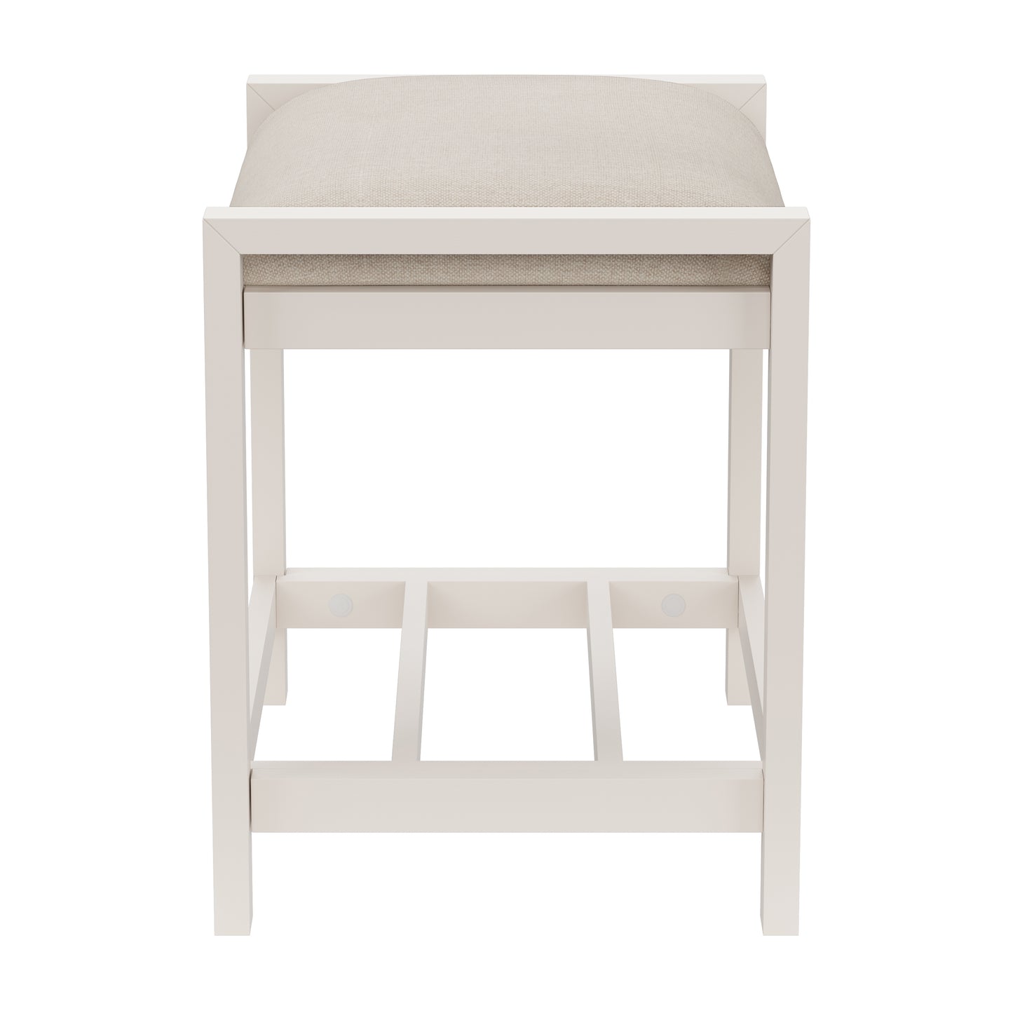 Amelia Wood Vanity Stool