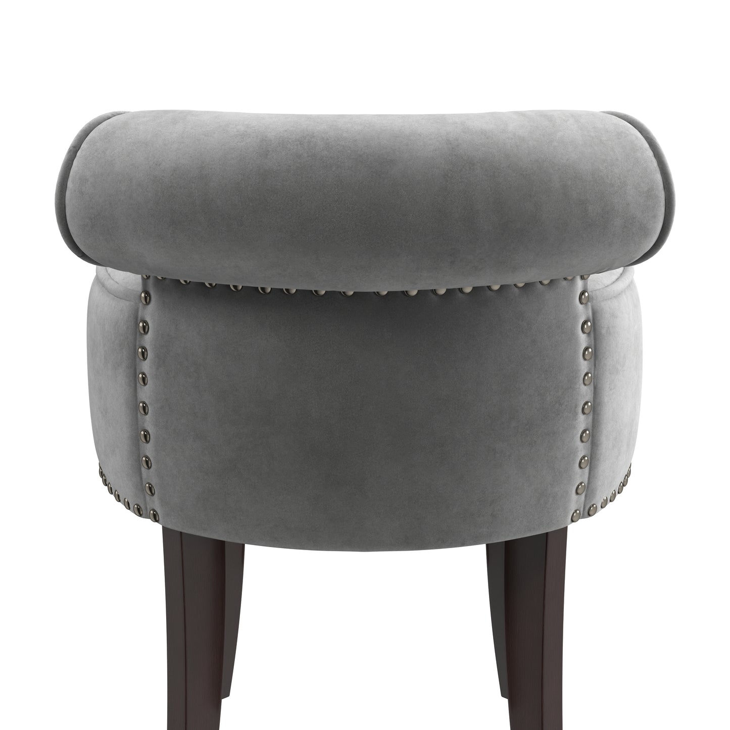 Lena Wood Vanity Stool