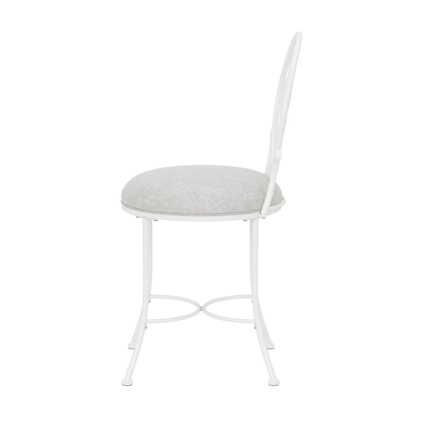 Marsala Metal Vanity Stool