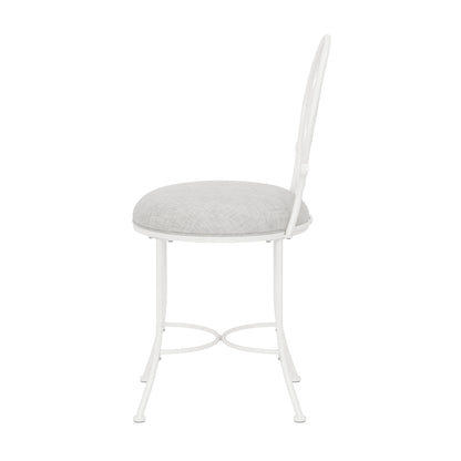 Marsala Metal Vanity Stool