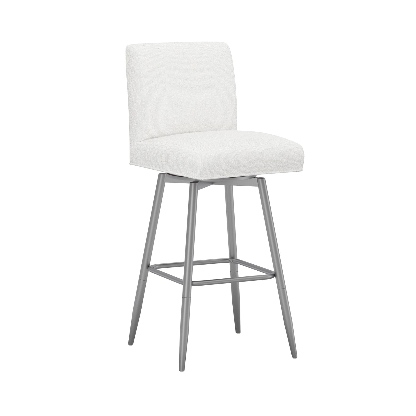 Uniquely Yours Metal Stool, Parson / Salt / Silver