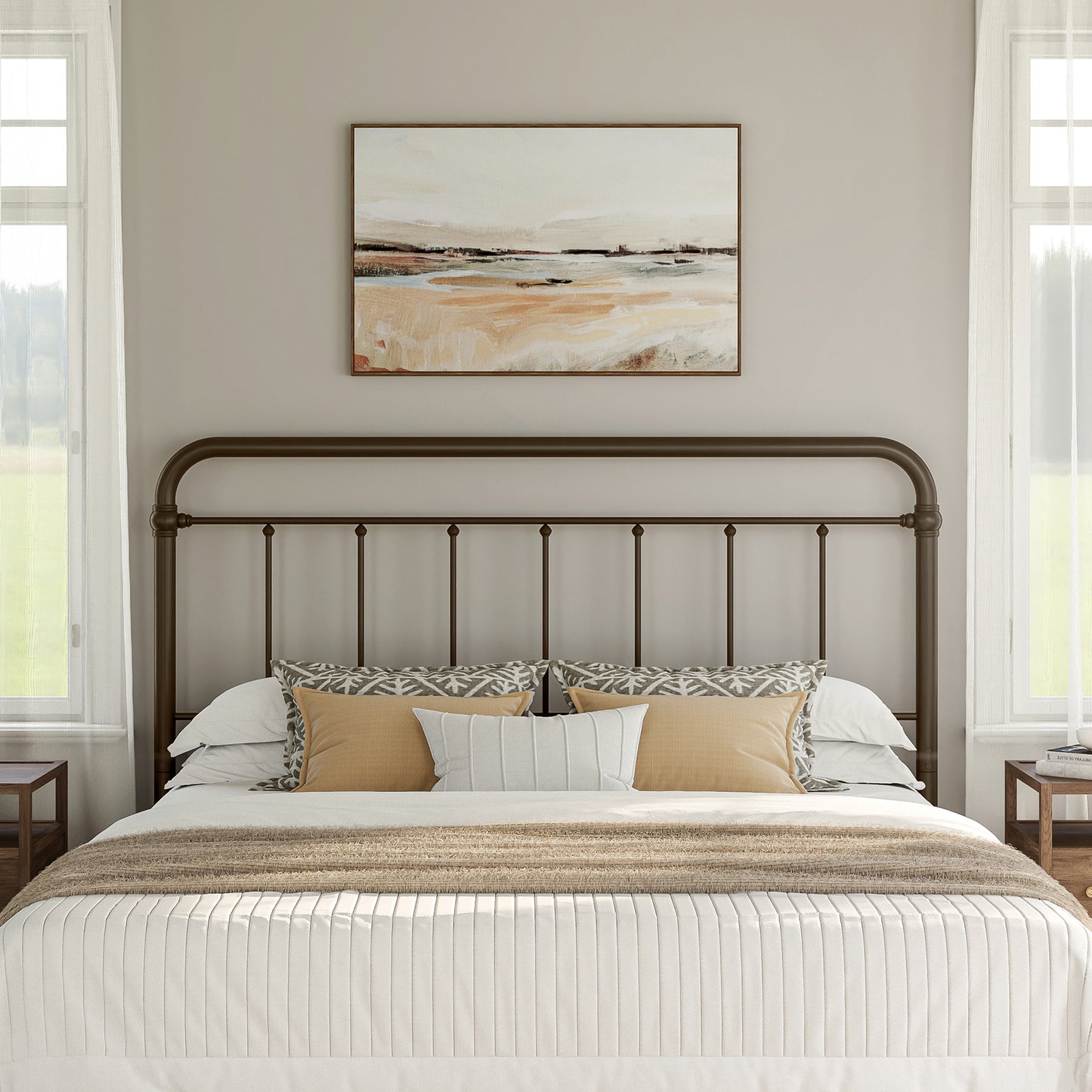 Kirkland Metal Headboard
