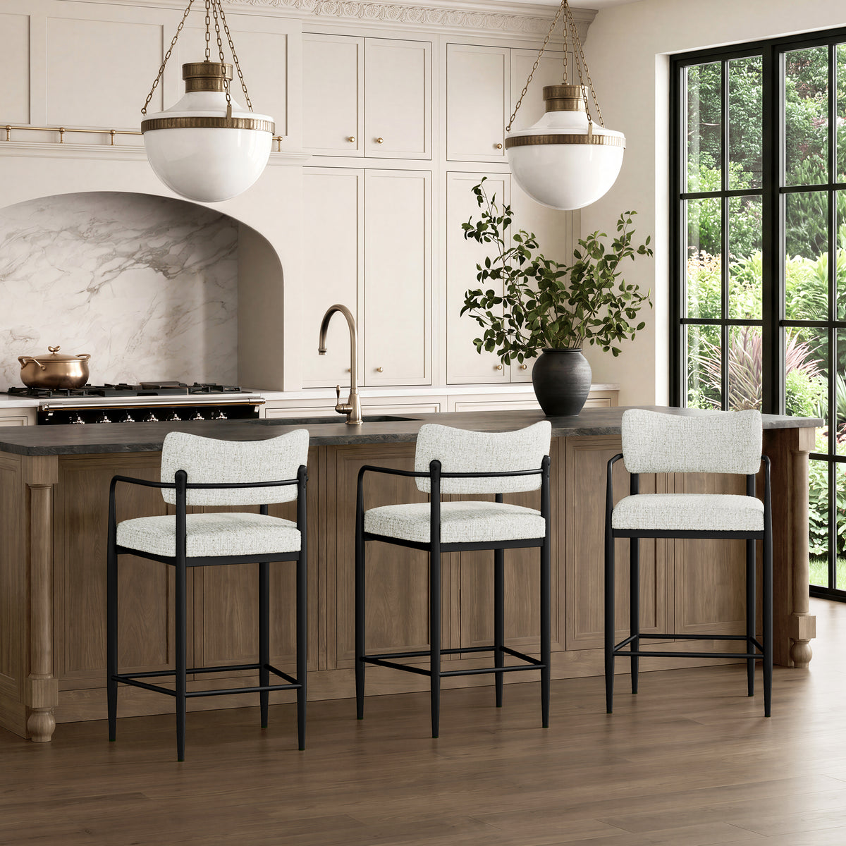 Bruce Upholstered Counter Stool
