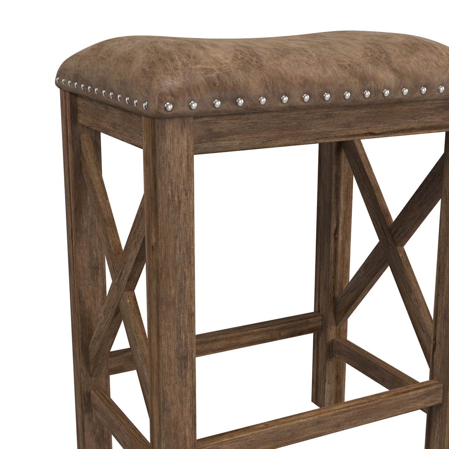 Willow Bend Wood Stool, Set of 2