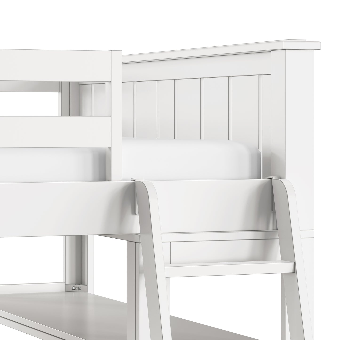 Lake House Wood Loft Bed with Desk