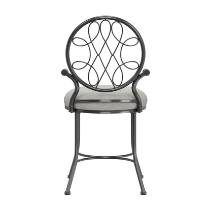 O'Malley Metal Vanity Stool