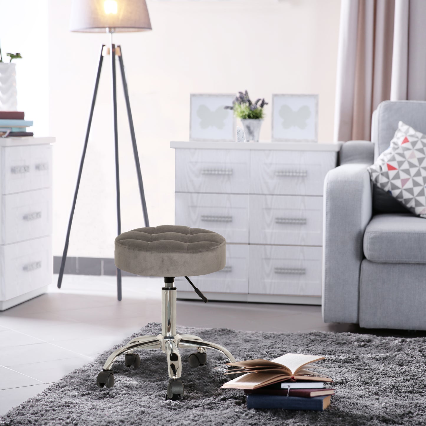 Nora Metal Vanity Stool