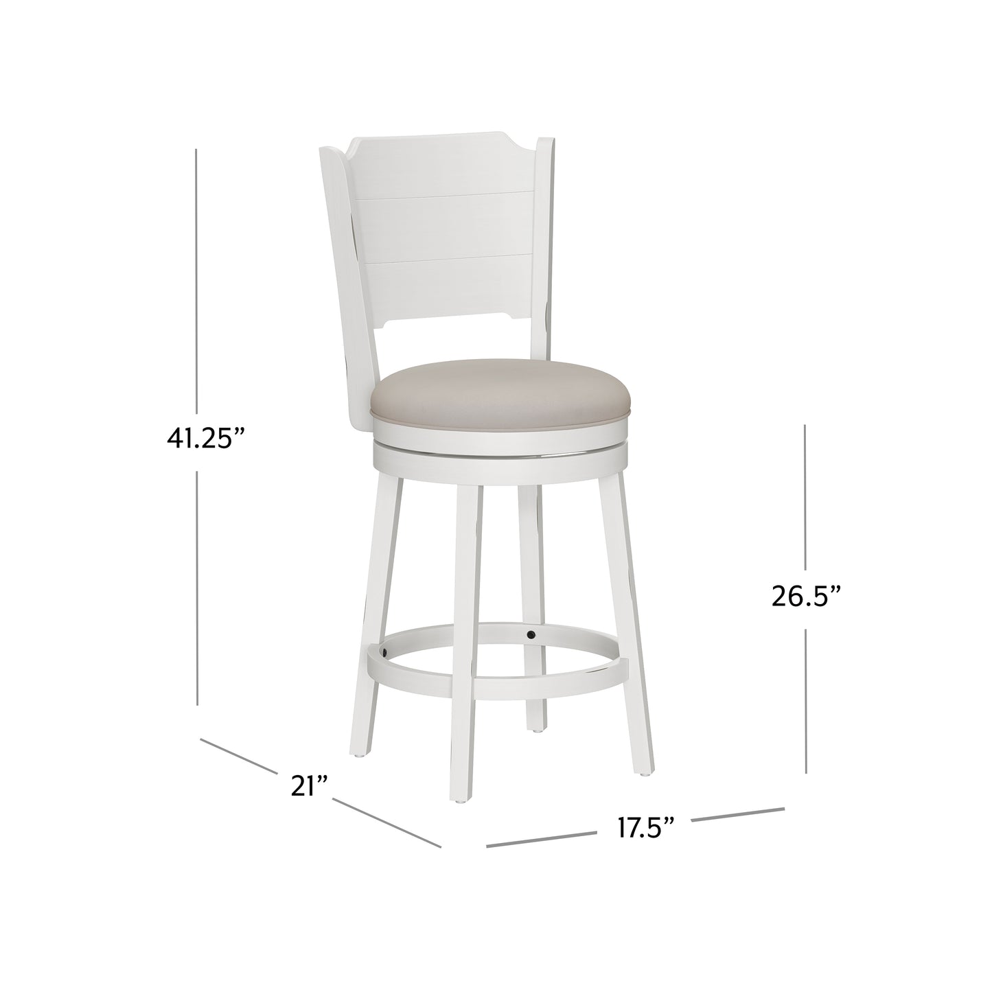 Clarion Wood Stool