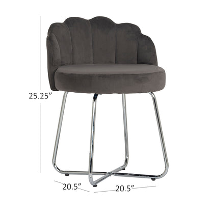 Catalina Metal Vanity Stool