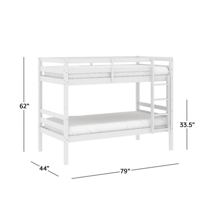 Campbell Wood Bunk Bed with Ladder