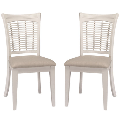 Bayberry Wood Dining Chair, Set of 2, White