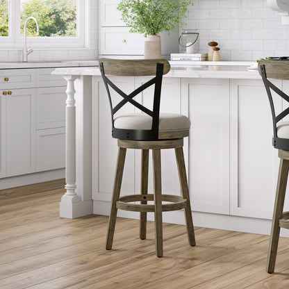 Reid Wood Counter and Bar Stools