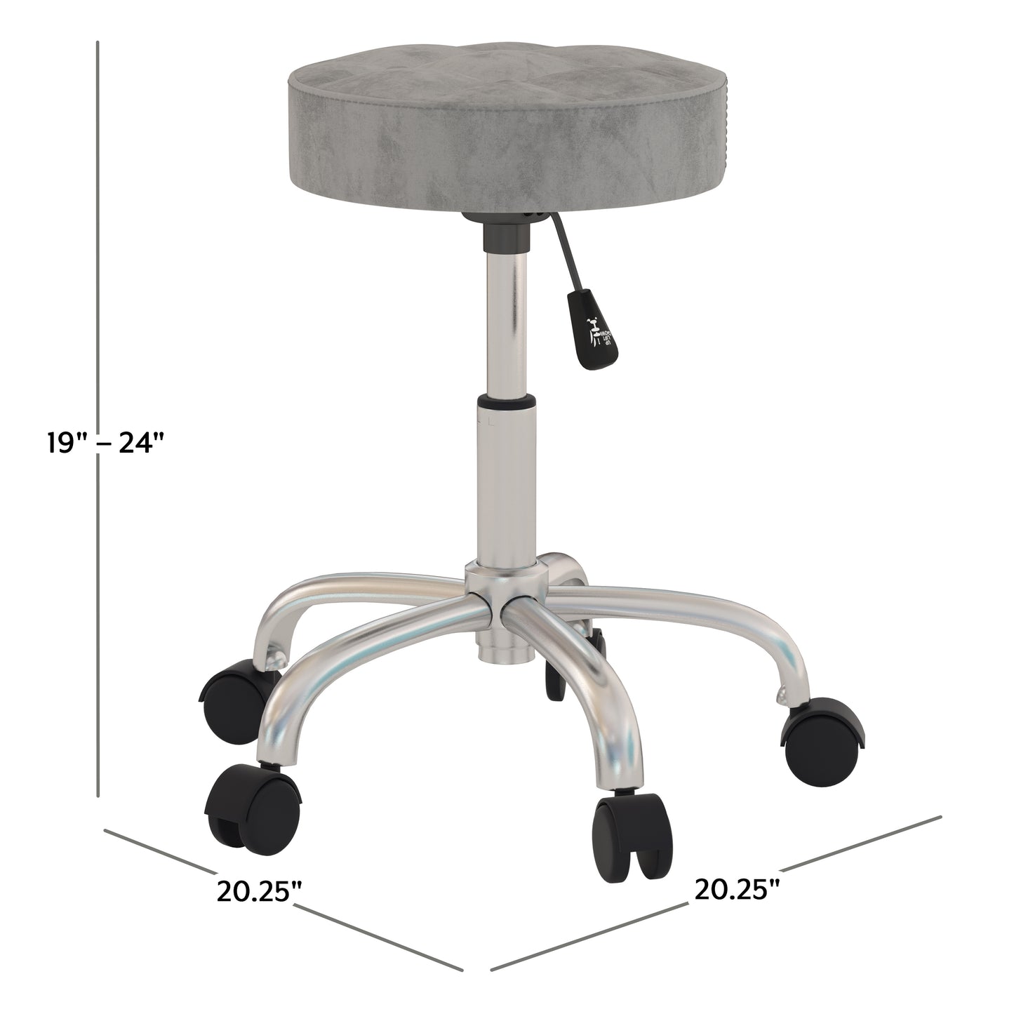 Nora Metal Vanity Stool